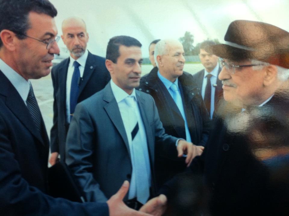 Il Presidente Co-mai Aodi Foad ha incontratp Abu Mazen a Roma